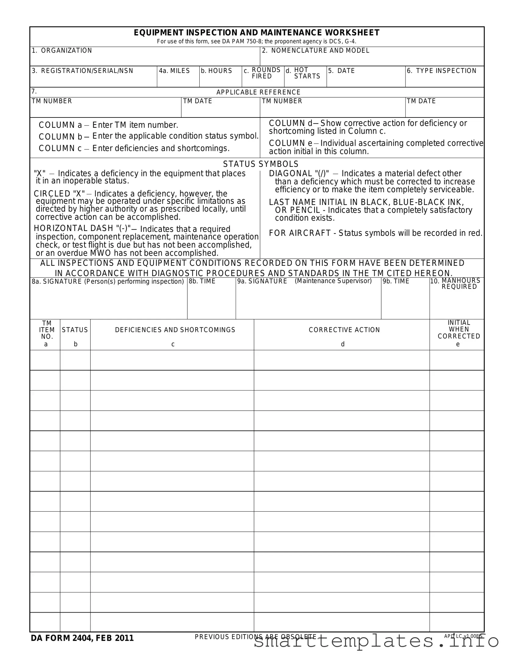 Fill in a Valid Da 5988 E Form