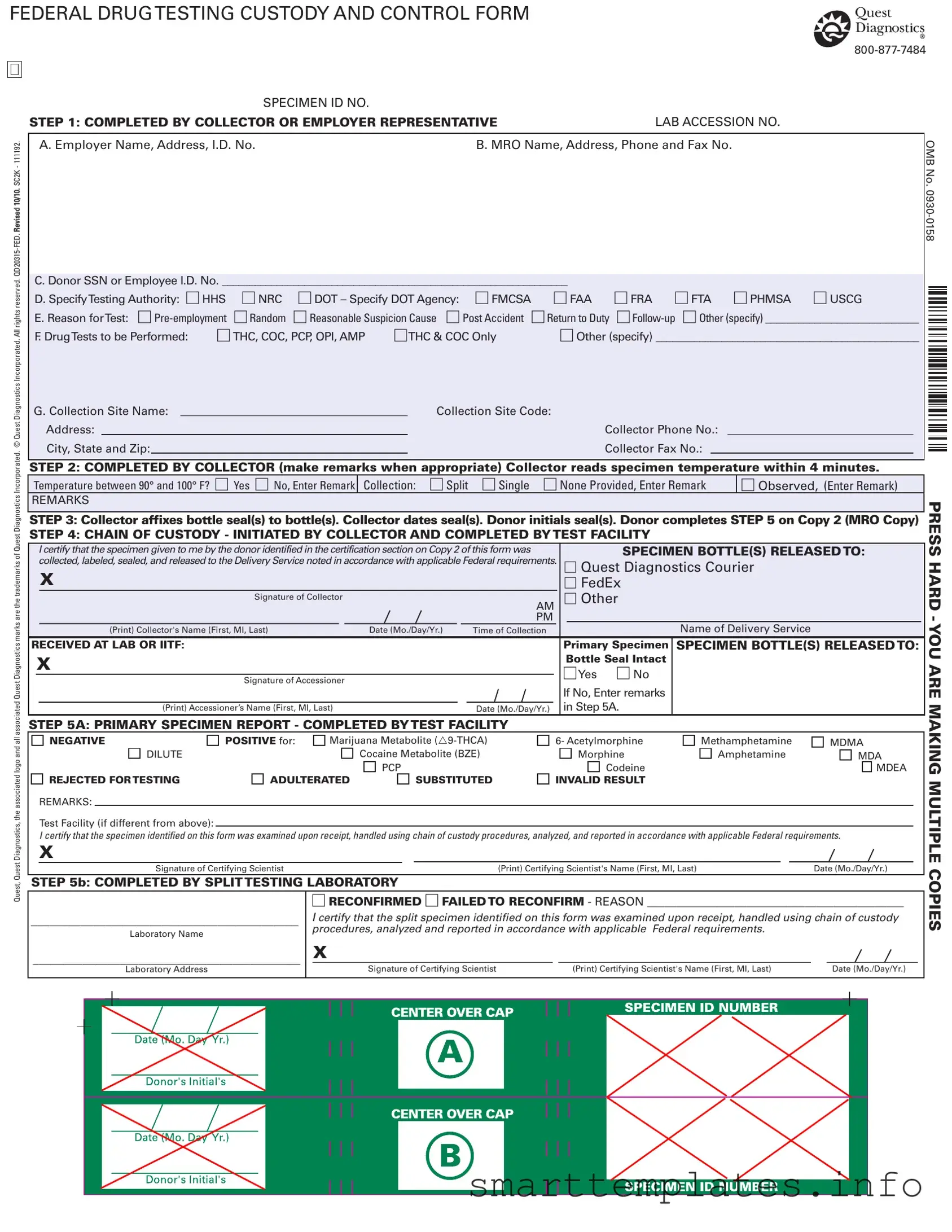 Fill in a Valid Drug Screen Form