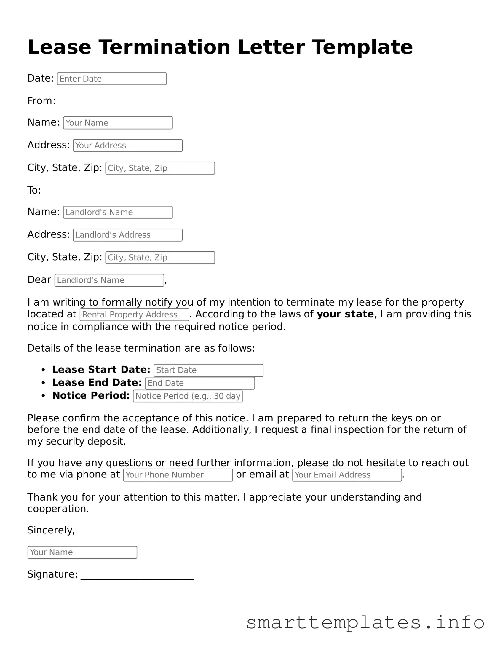 Attorney-Approved Lease Termination Letter Template