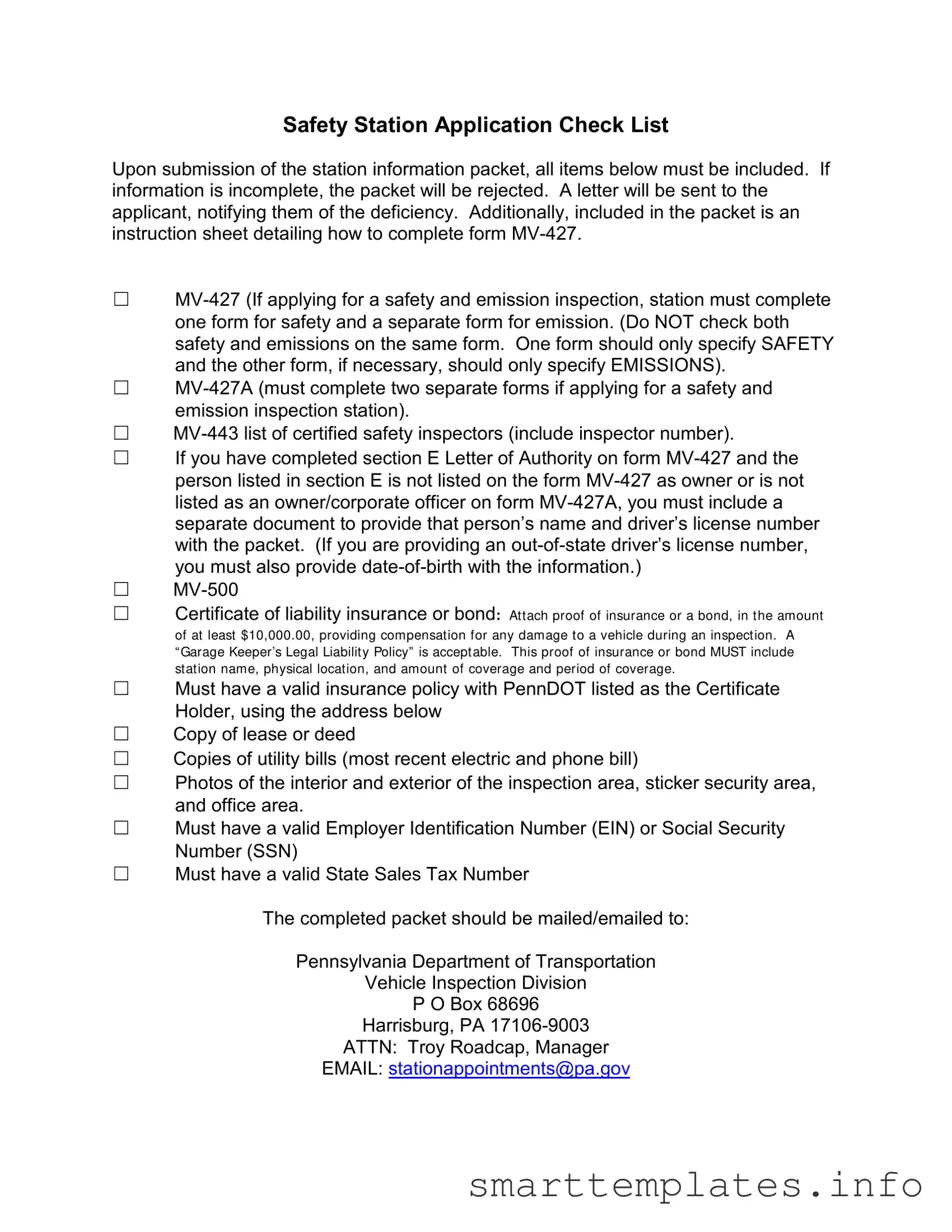 Fill in a Valid Mv 427 Penndot Form