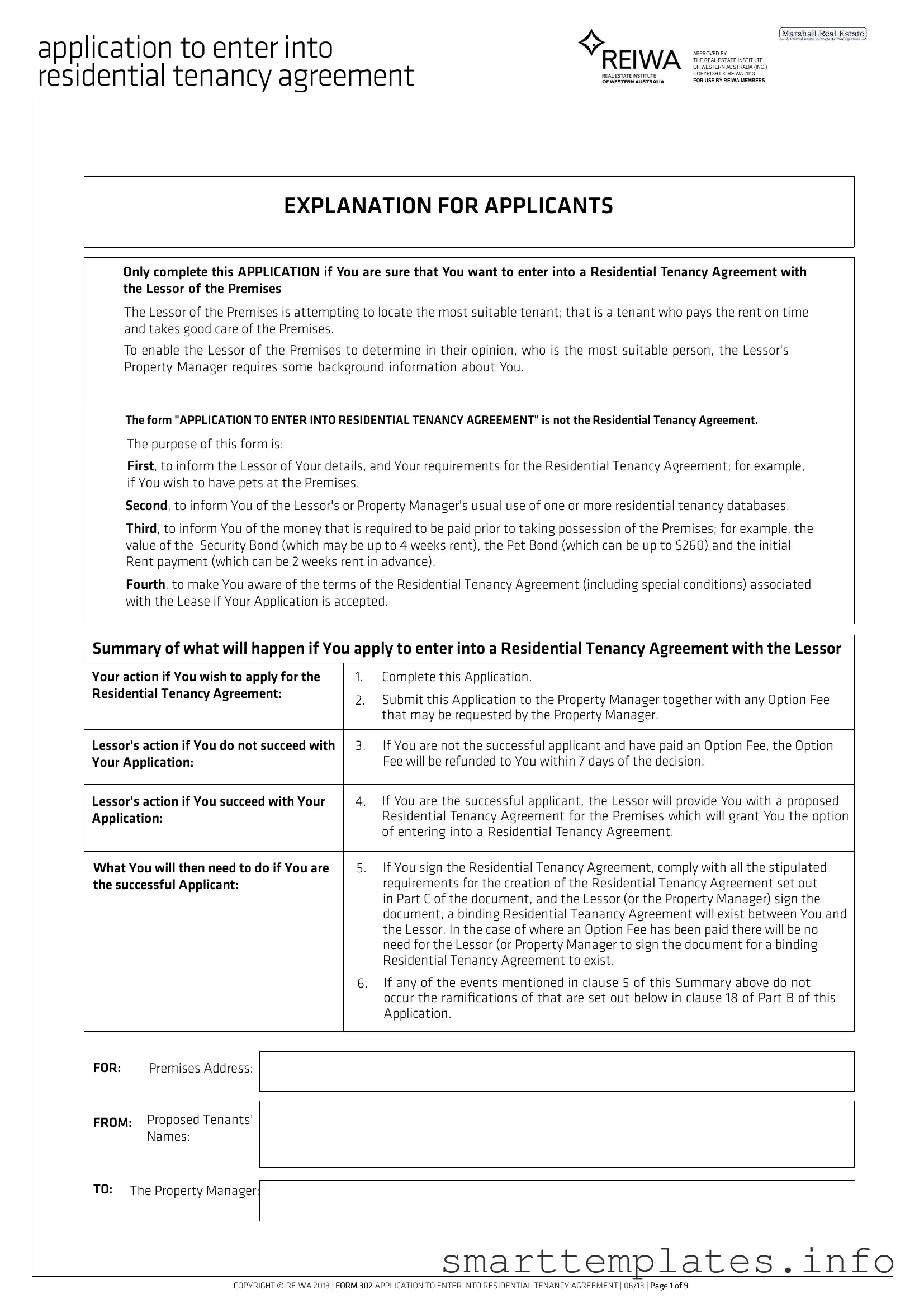 Fill in a Valid Reiwa Tenancy Application Form