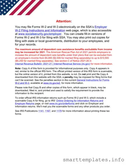 Fill in a Valid IRS W-3 Form