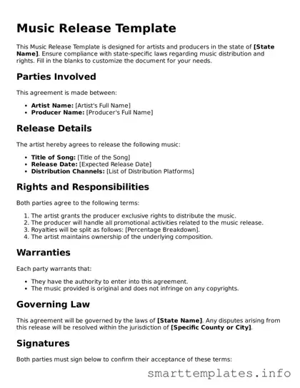 Attorney-Approved Music Release Template