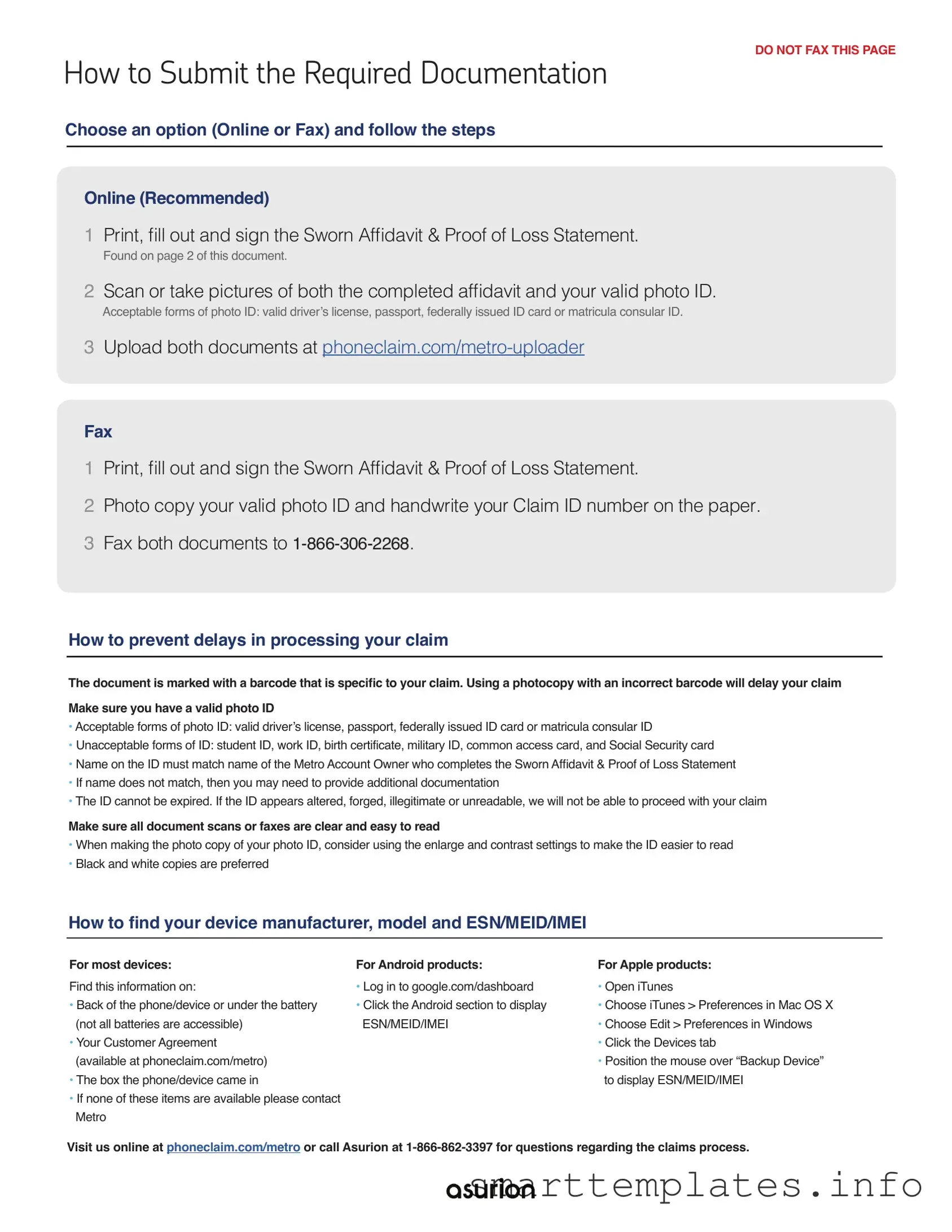 Fill in a Valid Asurion F-017-08 MEN Form